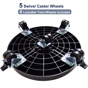 NOAMOO wheels system provides stable support on various surfaces.