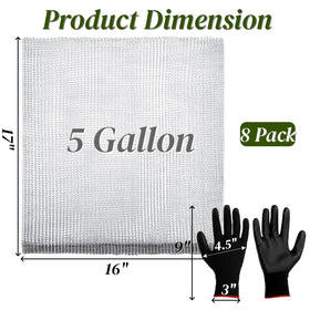 Noamus 5-gallon root guard basket wraps around root balls for protection.