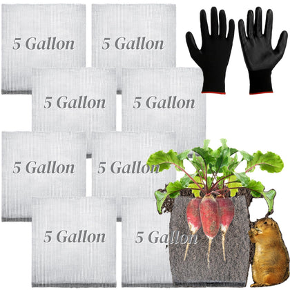 Noamus 8-pack root guard basket shields plant roots from burrowing animals.
