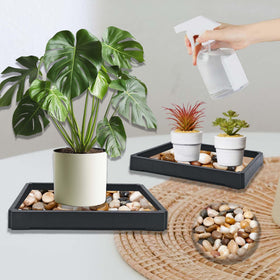 Nobirise resin tray catches runoff to keep desks and floors clean.