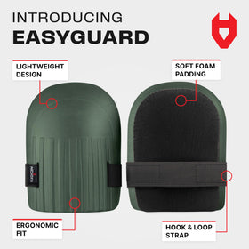 NoCry knee pads with adjustable straps stay secure without pinching during long tasks.