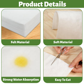Dual-layer design supports moisture retention and drainage for baskets.