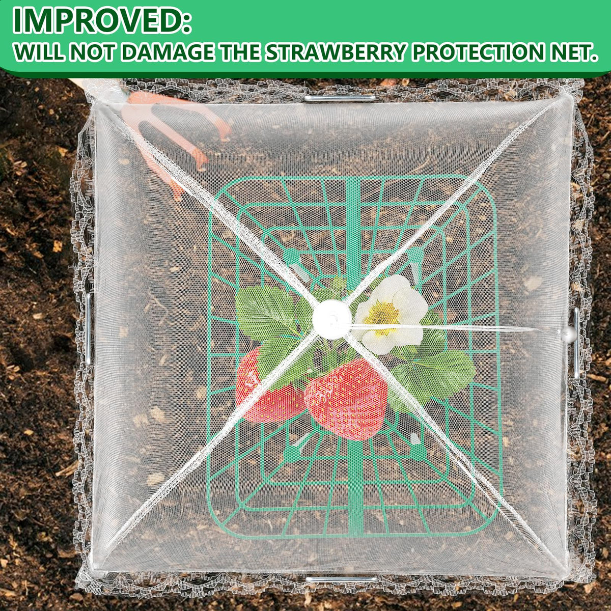 NODMIPNS garden lawn spikes anchor frames for durable support.