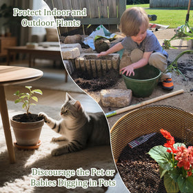 NODMIPNS indoor outdoor use plant grid on various pots