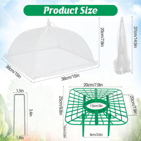 NODMIPNS mesh plant cover for breathable protection against small animals.