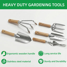 NOEAIKE transplanter with ergonomic grip for precise transplanting and effortless digging.