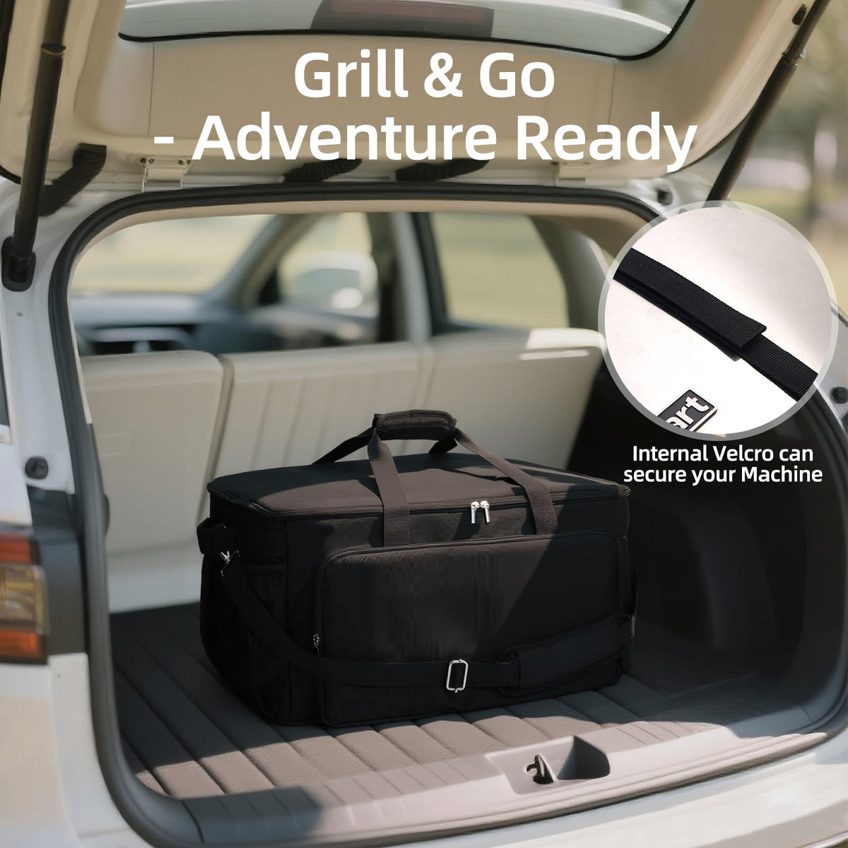 NOELIFE padded handle and ergonomic straps ensure comfortable carrying.