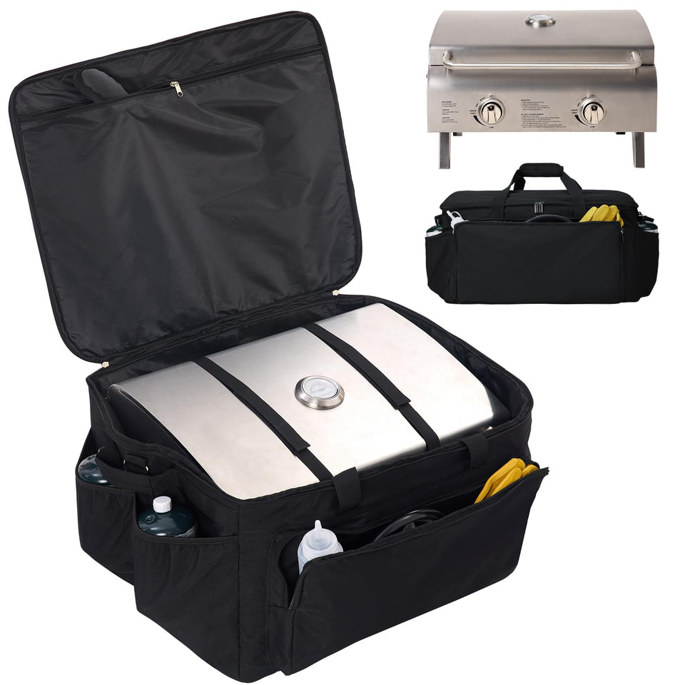 NOELIFE grill carry bag front view protects CGG-306 during travel.