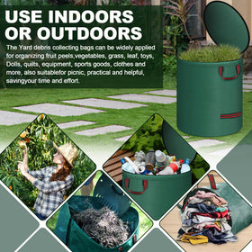 Noeofiifo garden waste bags suitable for indoors and outdoors use.