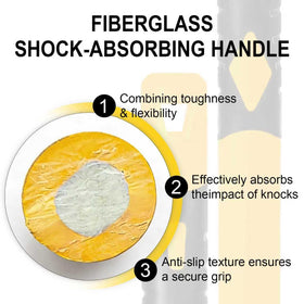 Nohovu pickaxe shock absorbing system reducing vibration
