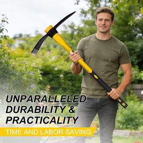 Nohovu pickaxe textured anti-slip grip for secure handling