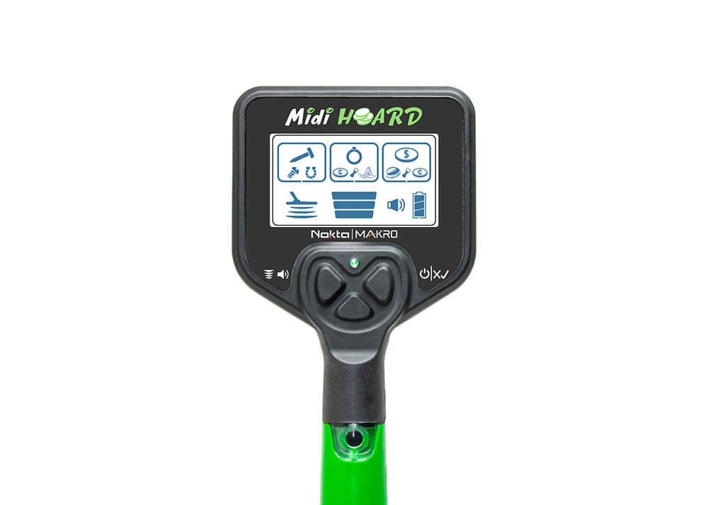 Nokta Midi Hoard LCD display offers quick, clear readings for kids