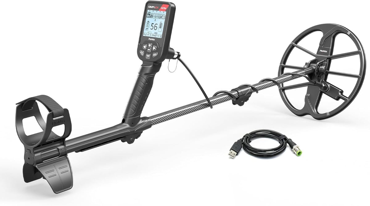 Nokta Simplex Ultra carbon fiber shaft for lightweight durability during hunts