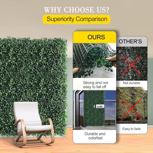 Nolruo DIY-install grass wall decor demonstrates quick assembly