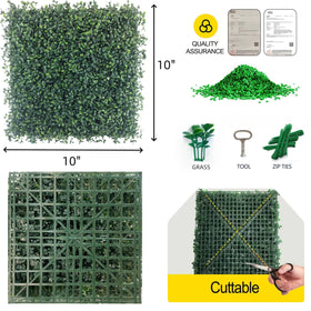 Nolruo greenery wall decor showcasing a privacy screen for patios