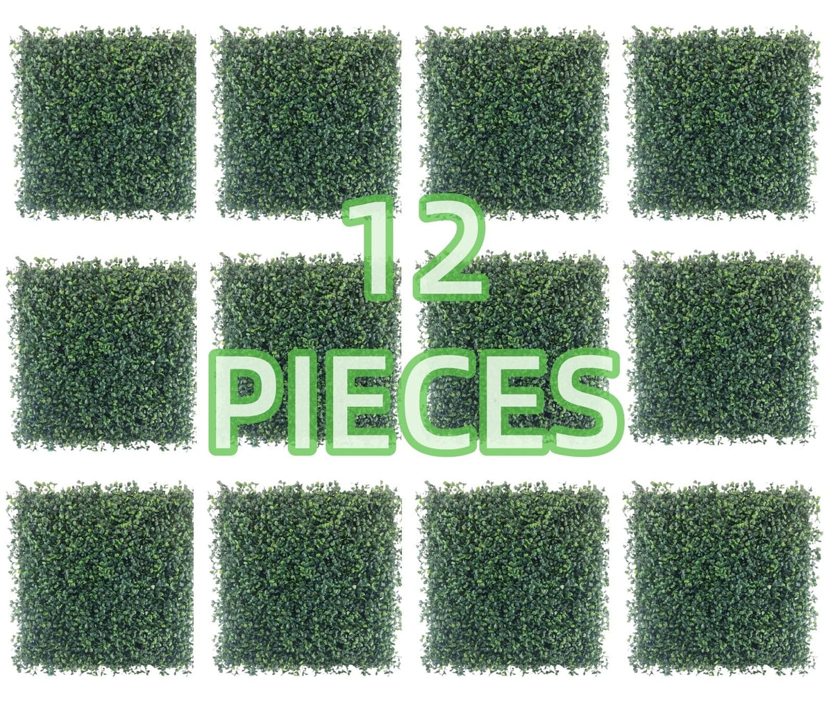 Nolruo natural-look hedge wall adds greenery to any space
