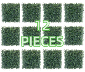 Nolruo natural-look hedge wall adds greenery to any space