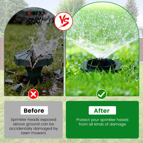 Nomanak heavy-duty plastic protector resists cracking and weather damage.
