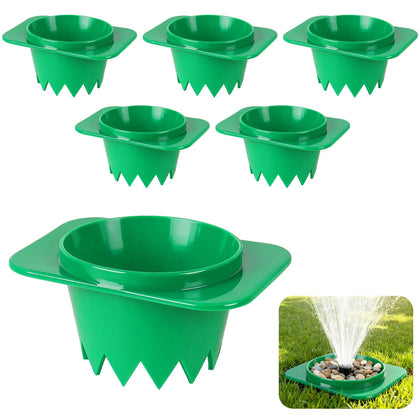 Nomanak green donut guard for sprinkler head protector shields against mower damage