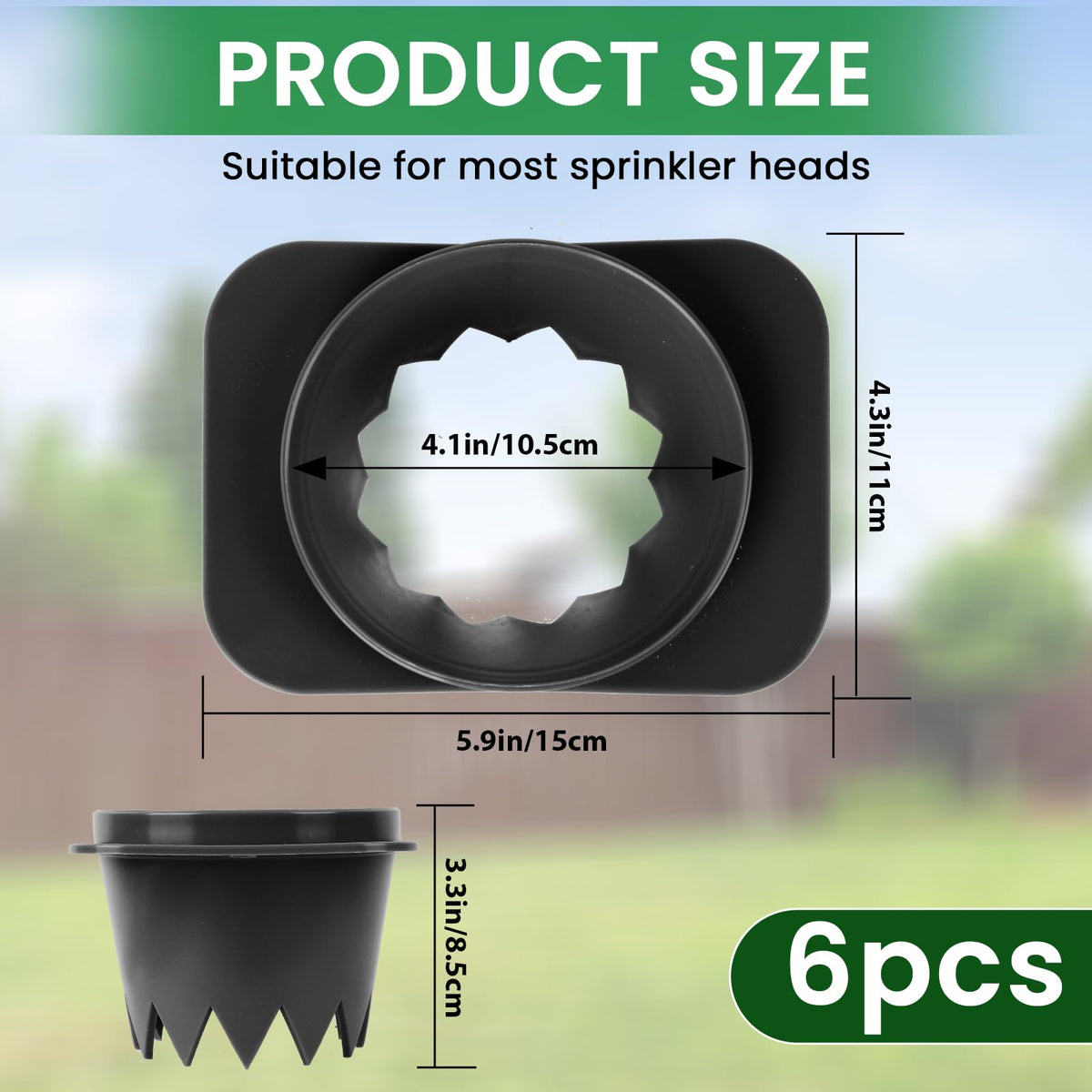 Nomanak sprinkler head protector installation demonstrates a quick, tool-free setup.