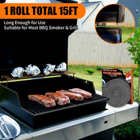 Nonley smoker lid sealed fit highlighting improved smoke retention during cooking.