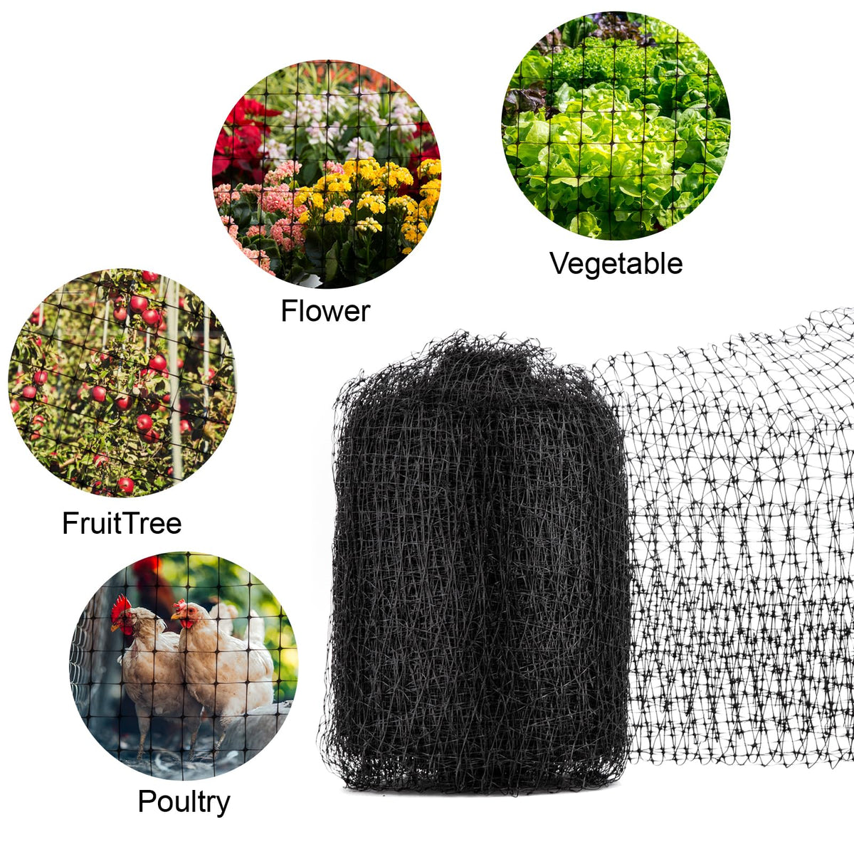 Detailed view of 3-4 inch mesh by NONMON.