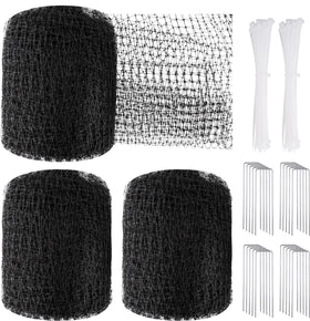 NONMON Bird Netting 5x100ft kit protecting crops from birds.