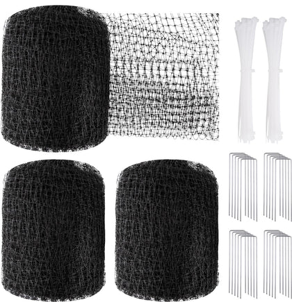 NONMON Bird Netting 5x100ft kit protecting crops from birds.