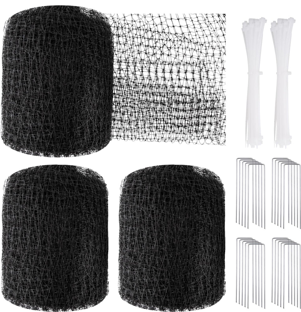 NONMON Bird Netting 5x100ft kit protecting crops from birds.