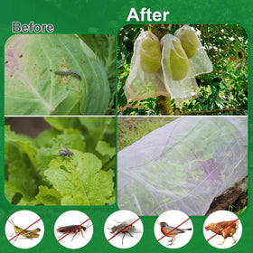 NONMON Garden Netting durable PE material withstands outdoor sun exposure.