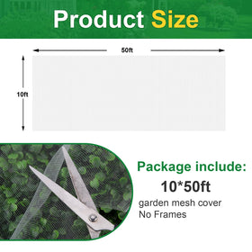 NONMON Garden Netting supports tomatoes, blueberries, and strawberries with flexible protection.