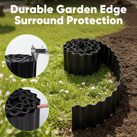 NONMON safety-wrapped edging installation promotes safe DIY border setup