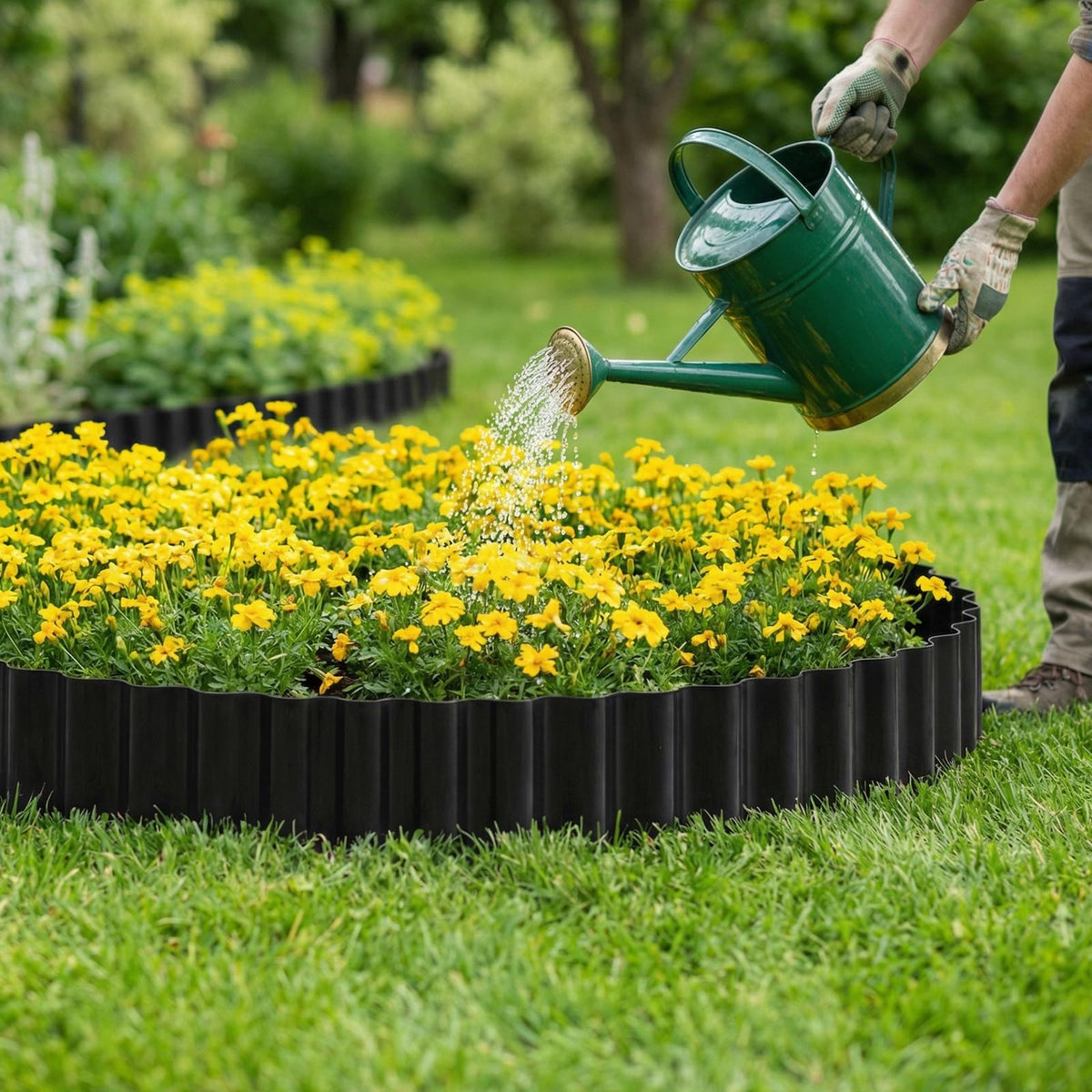 NONMON weather-resistant edging withstands rain and sun for outdoors
