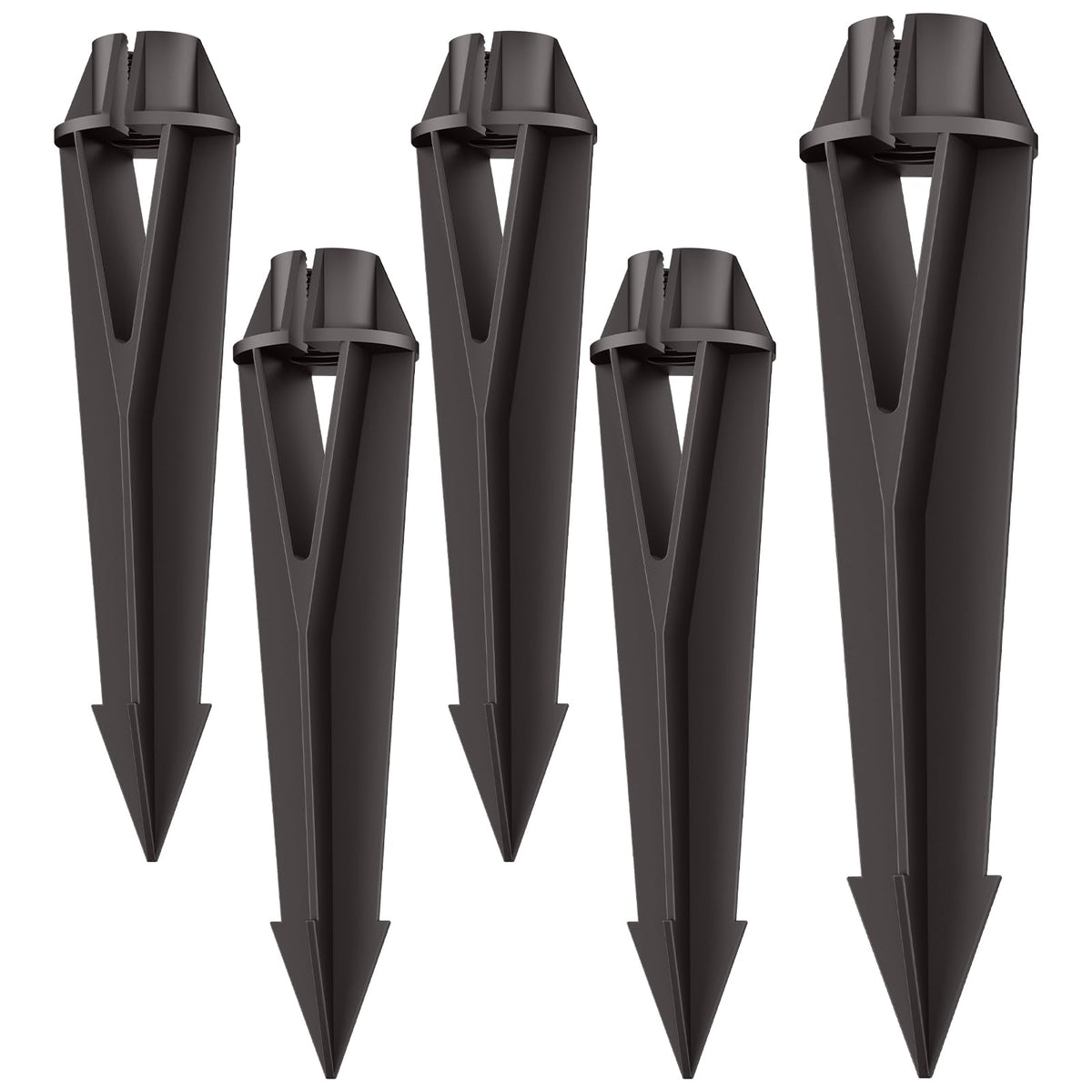 Noobibaba landscape light stake with 8.67 inch length for stable ground installation.