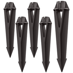 Noobibaba landscape light stake with 8.67 inch length for stable ground installation.