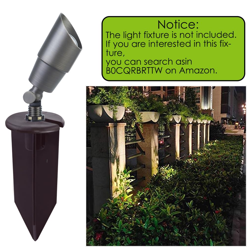 Noobibaba stake aligned with Kichler-style fixtures for compatibility.