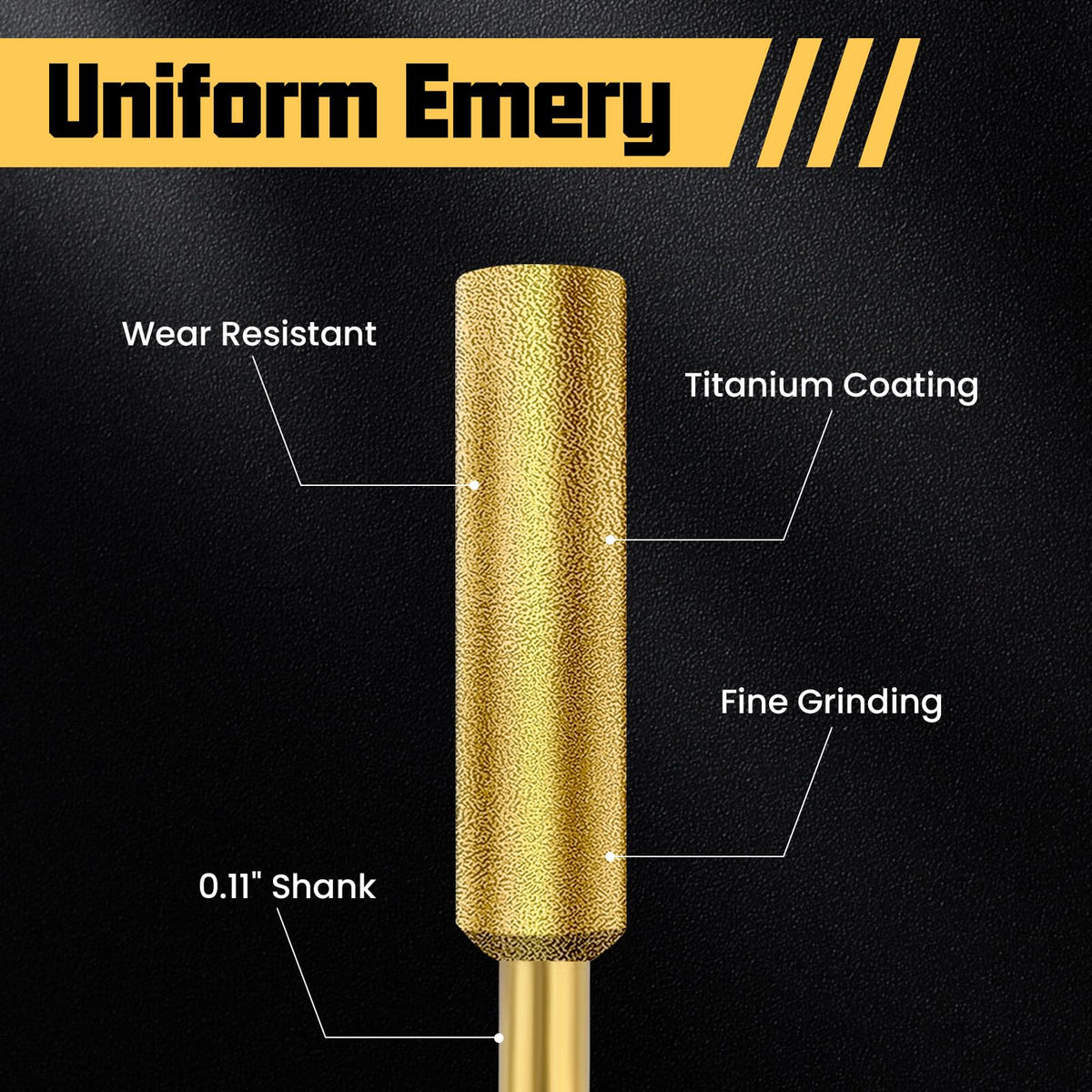 Nooklean diamond sharpener bit 7-32 size for larger oil chainsaws.