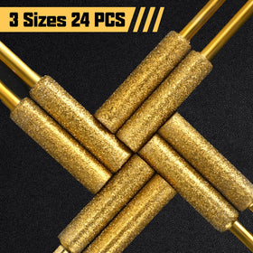 Nooklean titanium-plated diamond grit increases durability and wear resistance.