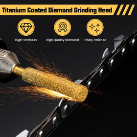 Nooklean versatile diamond bits for grinding metal, wood, jade, and glass.