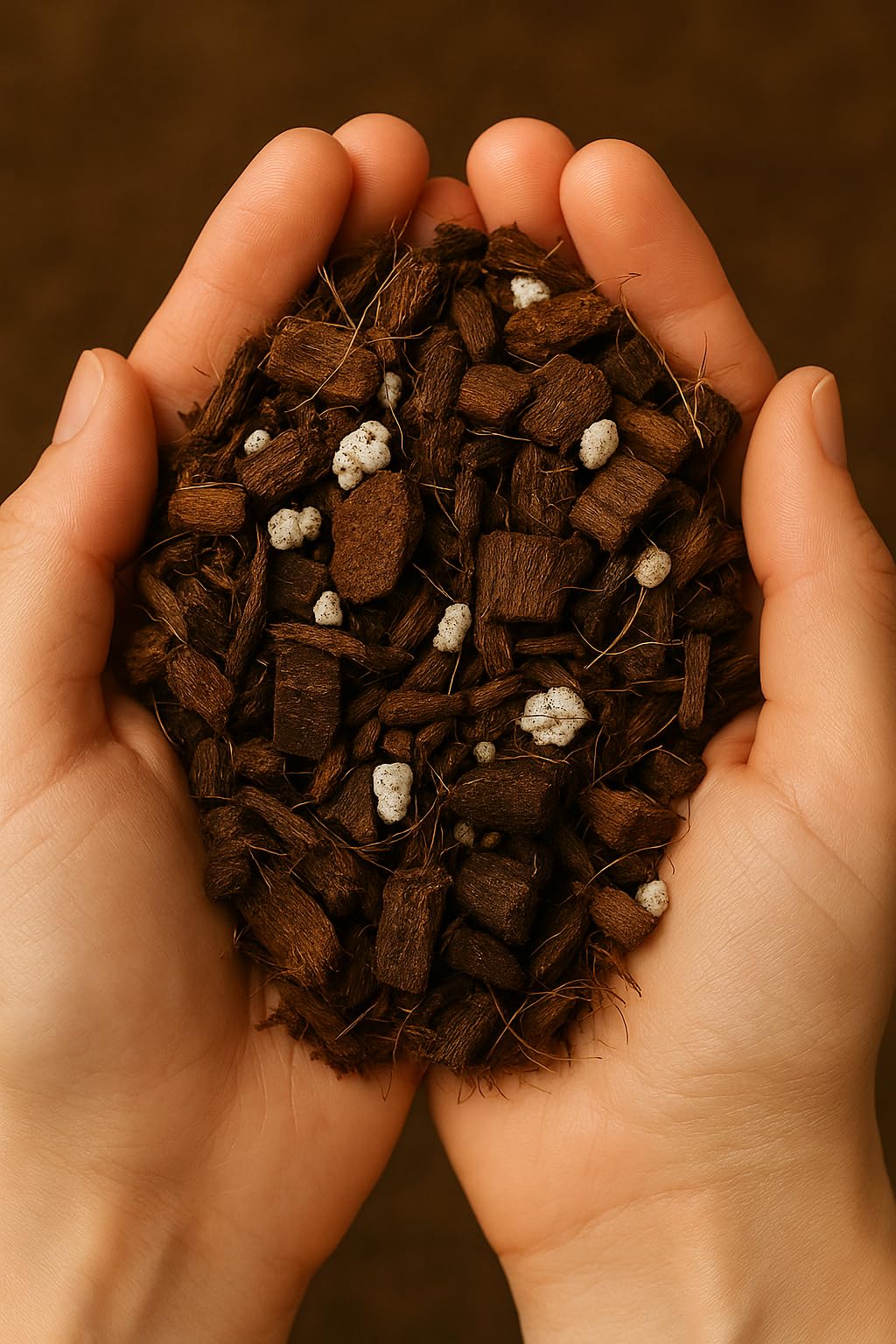 Noot Potting Soil Mix pre-soaked with nutrients for immediate plant care.