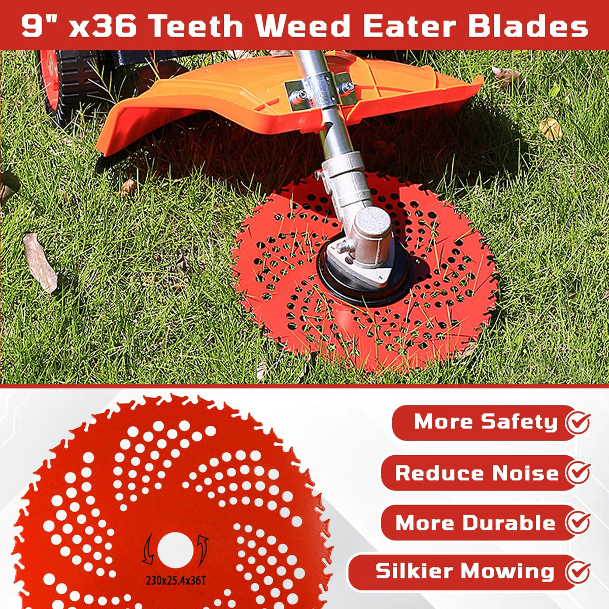 NOOTEASS wide application for lawns and gardens in real use