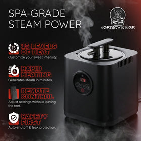 Nordic Vikings anti-bend tubing ensures smooth steam delivery
