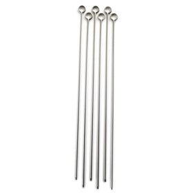 Norpro skewers ready for grilling and flavorful results