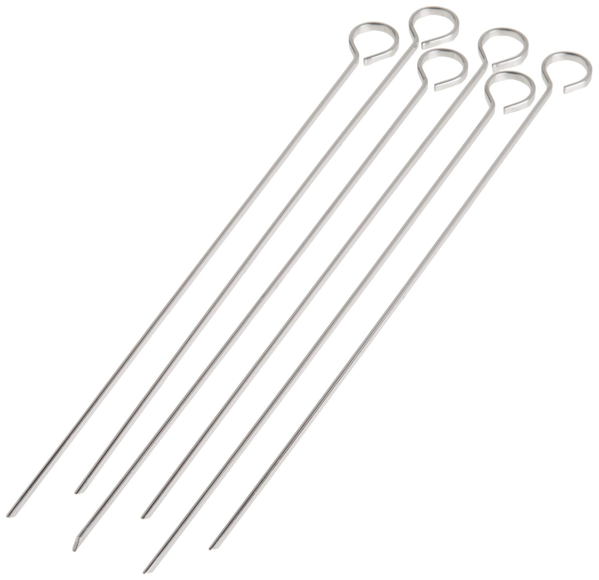 Norpro stainless steel 12-inch skewers set of 6 for grilling