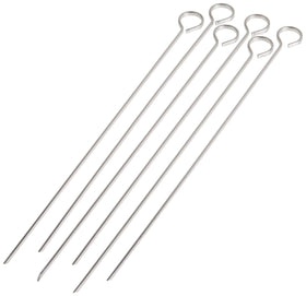 Norpro stainless steel 12-inch skewers set of 6 for grilling