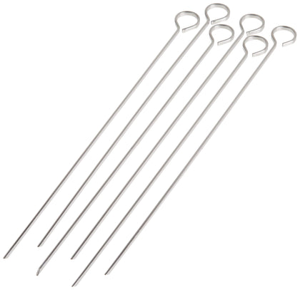 Norpro stainless steel 12-inch skewers set of 6 for grilling
