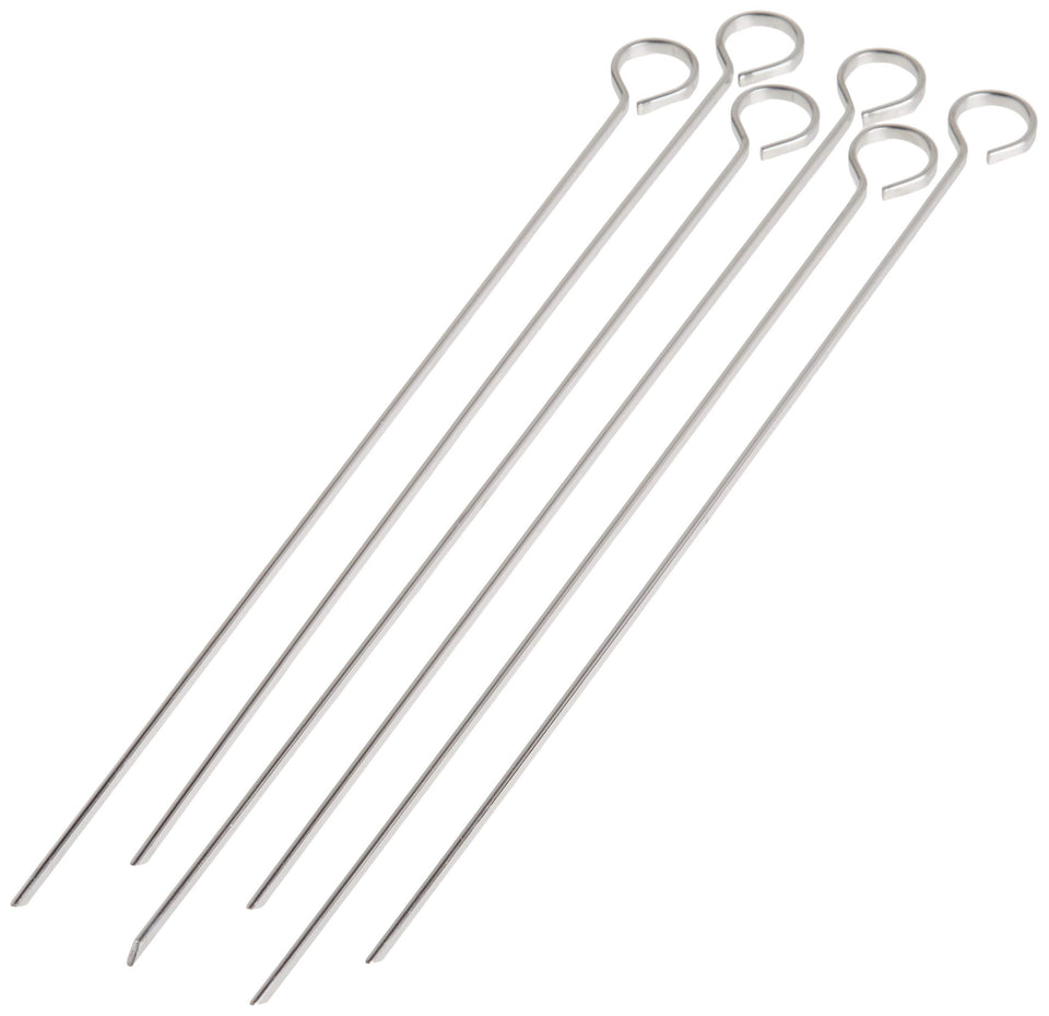 Norpro stainless steel 12-inch skewers set of 6 for grilling