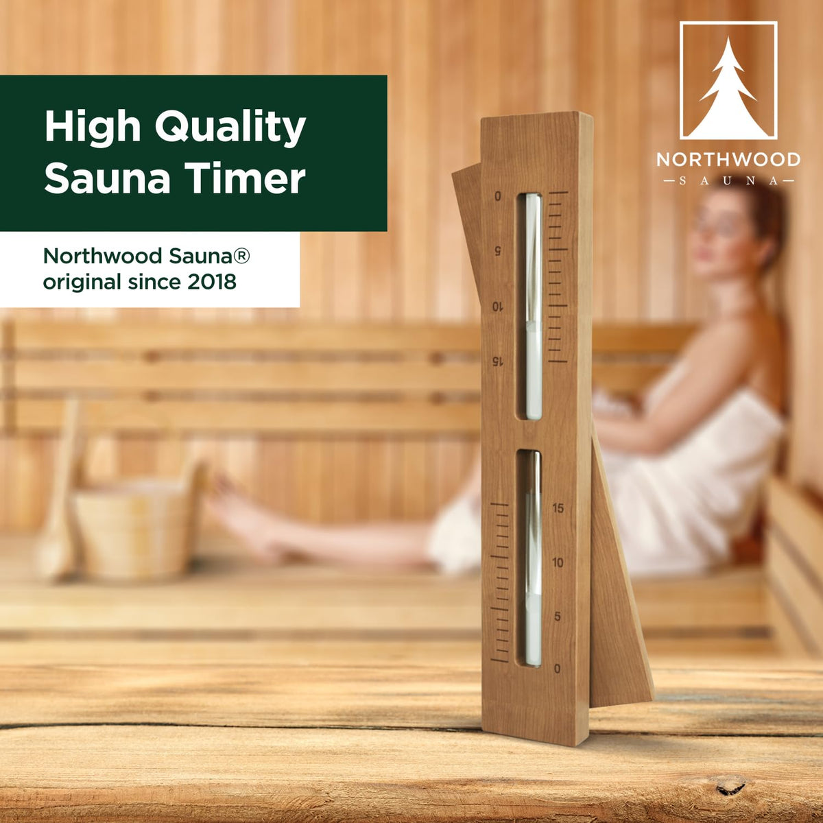 Premium packaging makes Northwood Sauna timer a thoughtful gift.