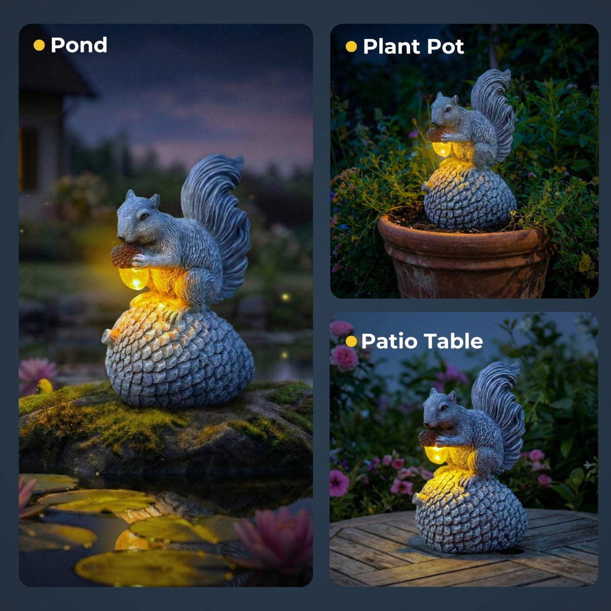 Norvylume garden ornament enhances yards with a whimsical woodland vibe