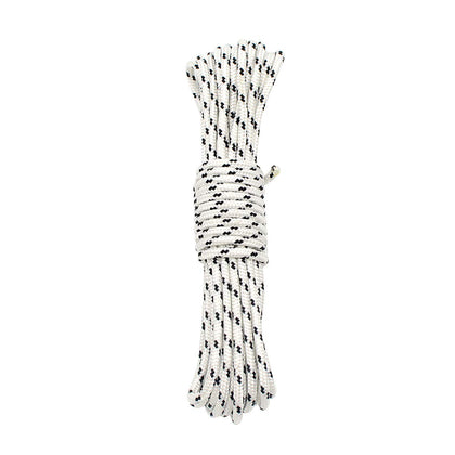 NOSTIFY outdoor umbrella cord close-up highlighting durable nylon construction for long-lasting use.